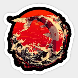 koi fish Sticker